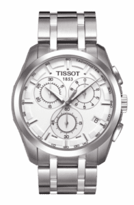 Tissot Couturier Quartz Chronograph GMT Silver T035.439.11.031.00