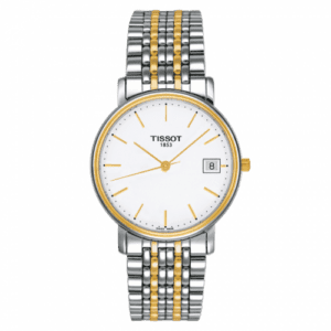 Tissot Desire Quartz 34 Stainless Steel / Yellow Gold PVD / Silver / Bracelet T52.2.481.31