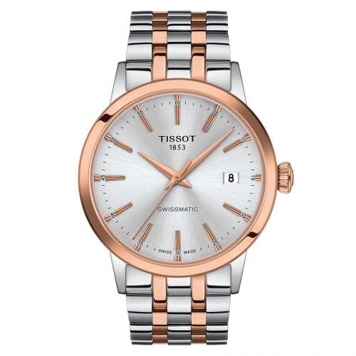 Tissot Dream Swissmatic 42 Two Tone / Silver / Bracelet T129.407.22.031.00