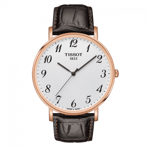 Tissot Everytime Large Rose Gold PVD / Silver / Strap T109.610.36.032.00