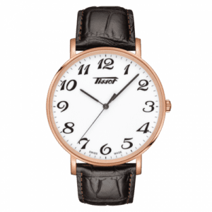 Tissot Everytime Large Rose Gold PVD / White / Strap T109.610.36.012.01
