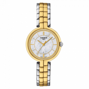 Tissot Flamingo Bicolor / MOP / Bracelet T094.210.22.111.01