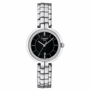 Tissot Flamingo Stainless Steel / Black / Bracelet T094.210.11.051.00