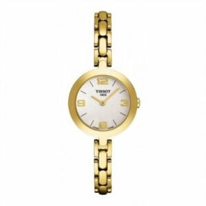 Tissot Flamingo Yellow Gold PVD / Silver / Bracelet T003.209.33.037.00