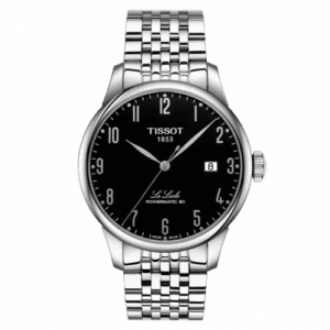 Tissot Le Locle Powermatic 80 39.3 Stainless Steel / Black / Bracelet T006.407.11.052.00