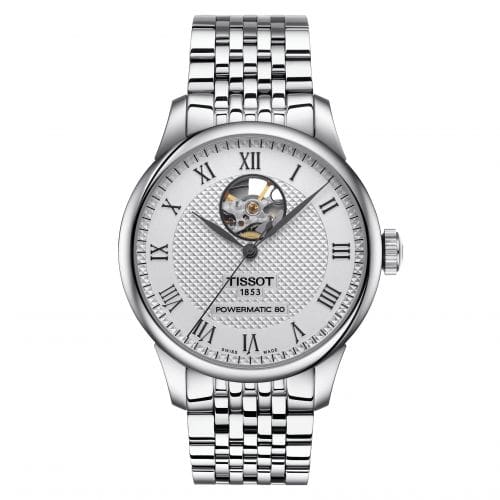 Tissot Le Locle Powermatic 80 Open Heart Stainless Steel / Silver / Bracelet T006.407.11.033.02