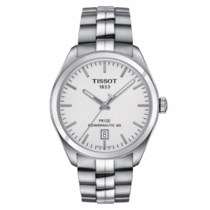 Tissot PR 100 Powermatic 80 39 Stainless Steel / Silver / Bracelet T101.407.11.031.00