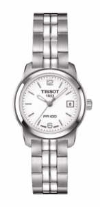 Tissot PR 100 Quartz 24.5 Stainless Steel / White / Bracelet T049.210.11.017.00
