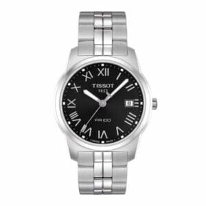 Tissot PR 100 Quartz 38 Stainless Steel / Black / Bracelet T049.410.11.053.01