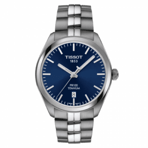Tissot PR 100 Quartz 39 Titanium / Blue / Bracelet T101.410.44.041.00
