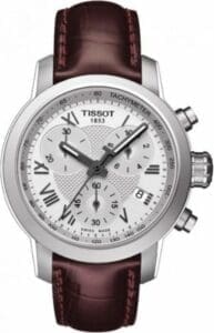 Tissot PRC 200 Quartz Chronograph Lady Roman Leather T055.217.16.033.01
