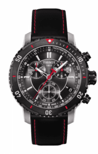 Tissot PRS 200 Quartz Chronograph PVD Bezel Strap T067.417.26.051.00