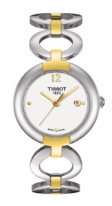 Tissot Pinky Stainless Steel / PVD Gold / White / Bracelet T084.210.22.017.00