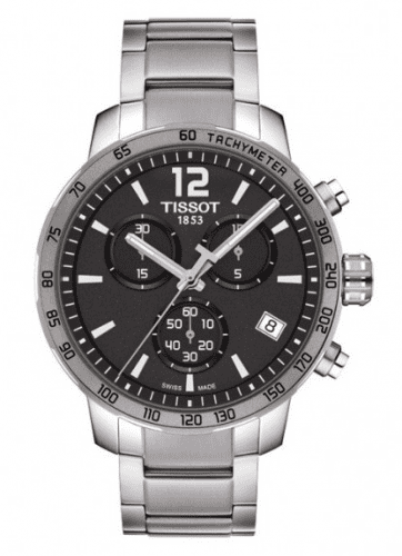 Tissot Quickster Chronograph Stainless Steel / Grey / Bracelet T095.417.11.067.00