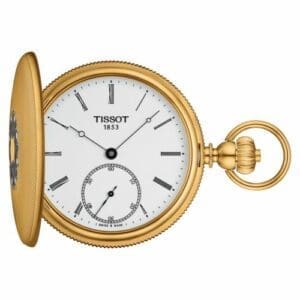 Tissot Savonnette Mechanical Yellow Gold / White - Roman T867.405.39.013.00