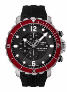 Tissot Seastar 1000 Automatic Chronograph Red Ceramic T066.427.17.057.03