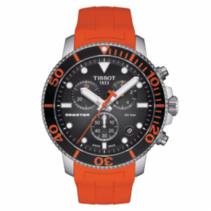 Tissot Seastar 1000 Chronograph Quartz 45.5 Stainless Steel / Black / Rubber T120.417.17.051.01