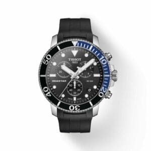 Tissot Seastar 1000 Chronograph Quartz 45.5 Stainless Steel / Black / Rubber T120.417.17.051.02