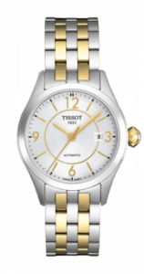 Tissot T-One Automatic 28 Stainless Steel / Yellow Gold PVD / Bracelet T038.007.22.037.00