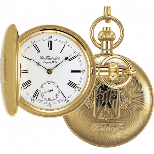 Tissot Tissot Savonnette Mechanical Brass / Yellow Gold / White T83.4.451.13