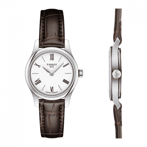 Tissot Tradition 5.5 Lady 25 Stainless Steel / White T063.009.16.018.00