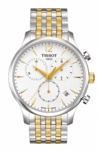 Tissot Tradition Chronograph Bicolor / Silver T063.617.22.037.00