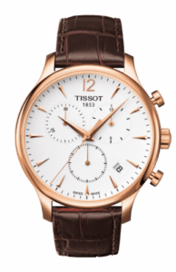 Tissot Tradition Chronograph PVD Rose Gold / Silver T063.617.36.037.00