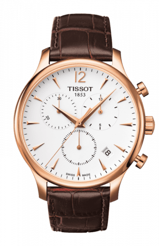 Tissot Tradition Chronograph PVD Rose Gold / Silver T063.617.36.037.00