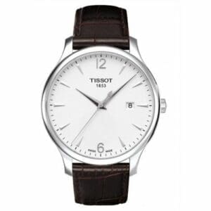 Tissot Tradition Quartz 42 Stainless Steel / Silver / Strap T063.610.16.037.00