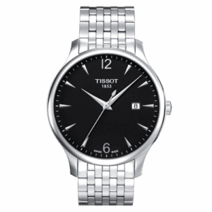 Tissot Tradition Stainless Steel / Black / Bracelet T063.610.11.057.00