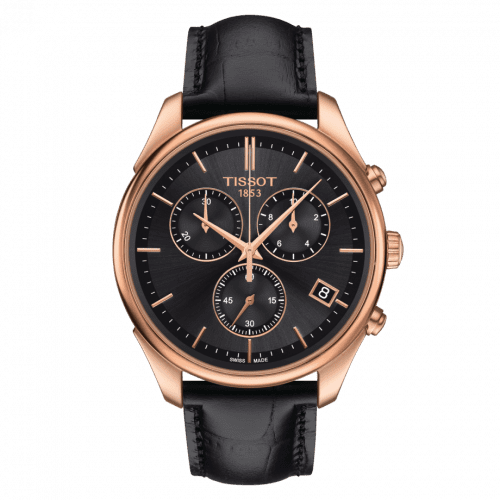 Tissot Vintage Chronograph 18k Gold / Black T920.417.76.441.00