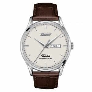 Tissot Visodate Powermatic 80 Stainless Steel / Silver / Strap T118.430.16.271.00