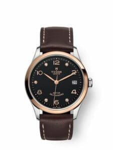 Tudor 1926 36 Stainless Steel / Rose Gold / Black - Diamond / Strap 91451-0008