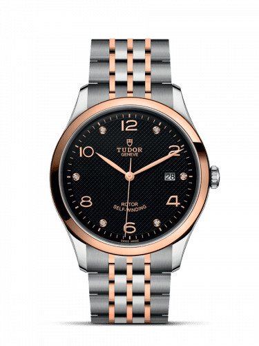 Tudor 1926 41 Stainless Steel / Rose Gold / Black - Diamond 91651-0004
