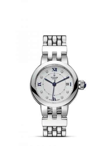 Tudor Clair de Rose 26 Stainless Steel / Silver-Diamond / Bracelet 35200-0004