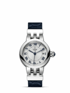 Tudor Clair de Rose 26 Stainless Steel / Silver-Roman/ Fabric 35200-0002
