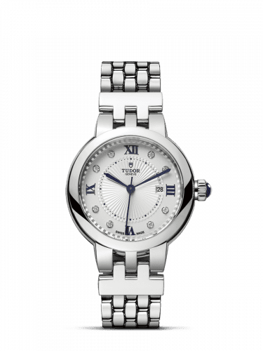Tudor Clair de Rose 30 Stainless Steel / Silver-Diamond / Bracelet 35500-0004