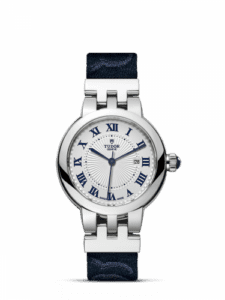 Tudor Clair de Rose 30 Stainless Steel / Silver-Roman/ Fabric 35500-0002