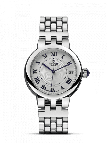 Tudor Clair de Rose 34 Stainless Steel / Silver-Roman/ Bracelet 35800-0001