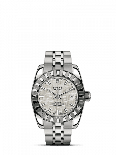Tudor Classic 28 Stainless Steel / Fluted / Silver / Bracelet 22010-0010