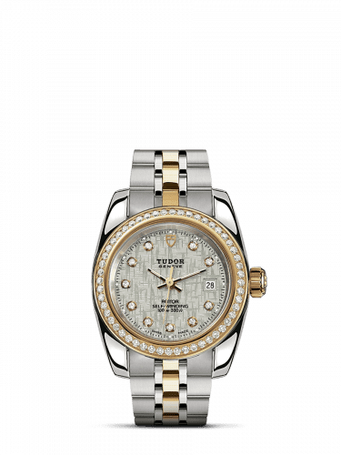 Tudor Classic 28 Stainless Steel / Yellow Gold / Diamond / Silver-Diamond / Bracelet 22023-0004
