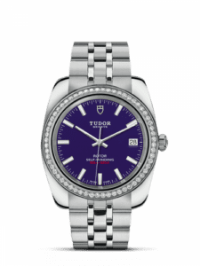 Tudor Classic 38 Stainless Steel / Diamond / Blue / Bracelet 21020-0009