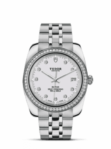 Tudor Classic 38 Stainless Steel / Diamond / White-Diamond / Bracelet 21020-0001