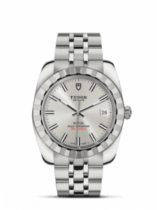 Tudor Classic 38 Stainless Steel / Fluted / Silver / Bracelet 21010-0004