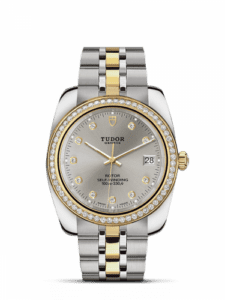 Tudor Classic 38 Stainless Steel / Yellow Gold / Diamond / Silver-Diamond / Bracelet 21023-0006