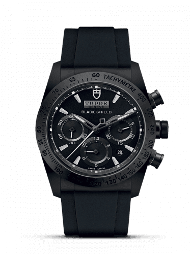 Tudor Fastrider Black Shield Ceramic / Black / Rubber 42000CN-0018