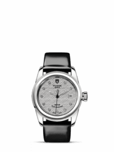 Tudor Glamour Date 26 Stainless Steel / Jacquard Silver-Diamond / Strap 51000-0021