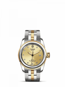 Tudor Glamour Date 26 Stainless Steel / Yellow Gold / Champagne-Diamond / Bracelet 51003-0003