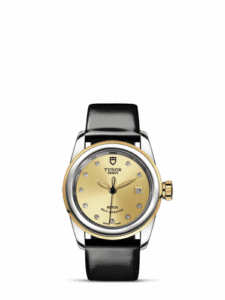Tudor Glamour Date 26 Stainless Steel / Yellow Gold / Champagne-Diamond / Strap 51003-0019