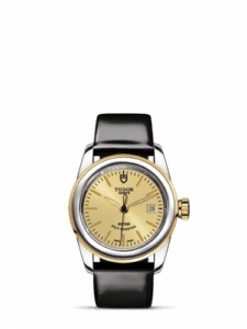 Tudor Glamour Date 26 Stainless Steel / Yellow Gold / Champagne / Strap 51003-0020